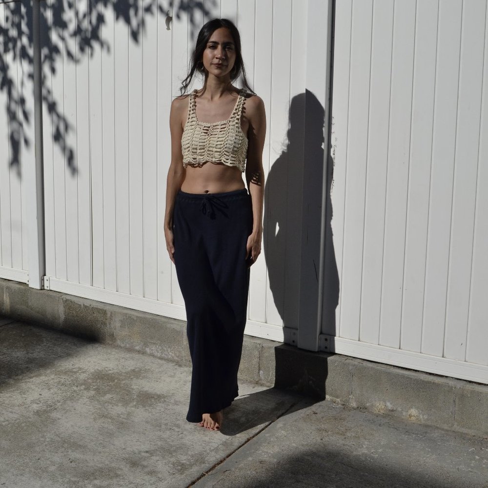 woven top xs s beige natural